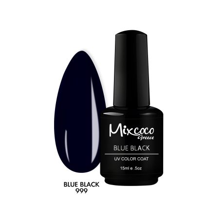 999 – BLUE BLACK ΗΜΙΜΟΝΙΜΟ ΒΕΡΝΙΚΙ MIXCOCO 15ML (Ημιμόνιμα Βερνίκια)