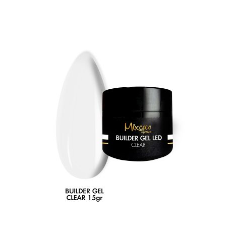 Builder Gel Χτισίματος 15gr Διάφανο Mixcoco