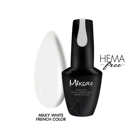 Milky White French Manicure 15ml (Ημιμόνιμα Βερνίκια)