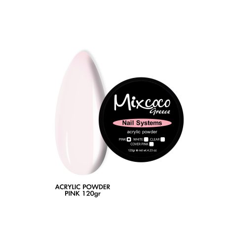 Ακρυλική Σκόνη 120gr Ροζ Mixcoco