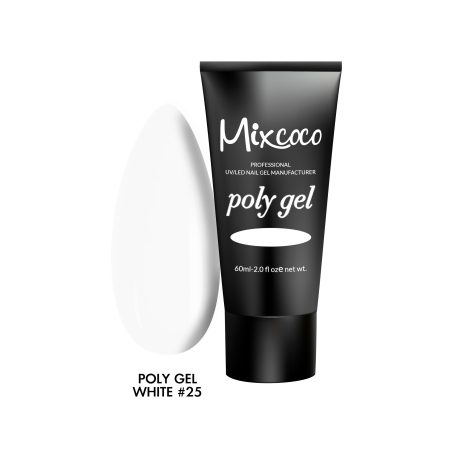 Poly gel 60ml Λευκό Mixcoco