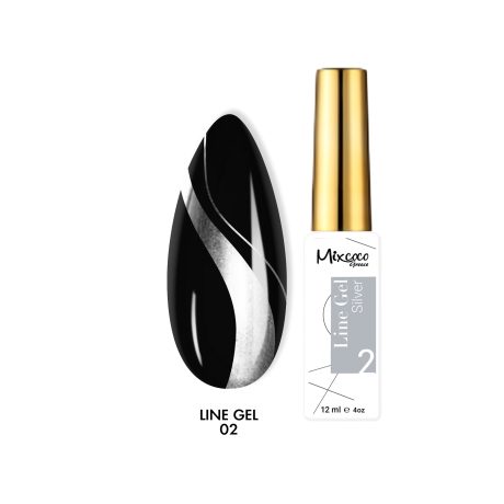 Line Gel 12ml 02 Silver