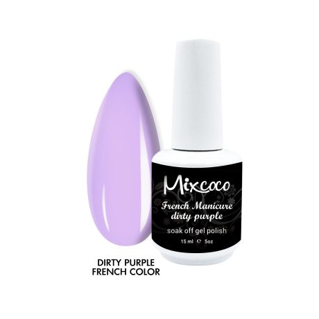 Dirty Purple French Manicure 15ml (Ημιμόνιμα Βερνίκια)