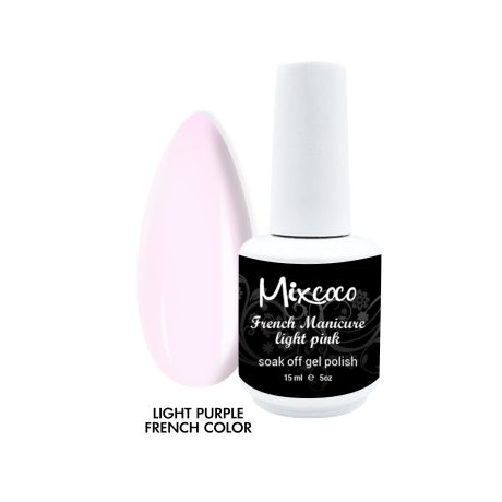 Light Purple French Manicure 15ml (Ημιμόνιμα Βερνίκια)