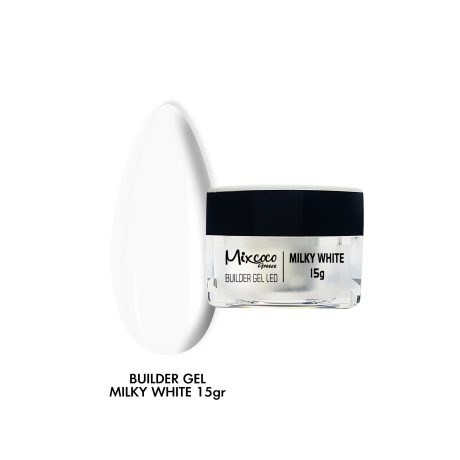 Builder Gel Χτισίματος 15gr Milky White Mixcoco