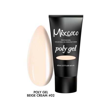 Poly gel 60ml Beige Cream Mixcoco