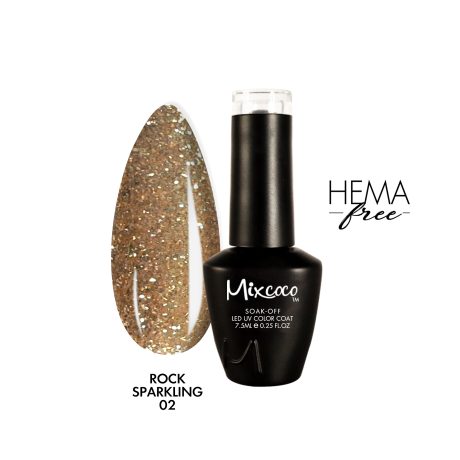 Rock Sparkling Gel Color 7,5ml 02