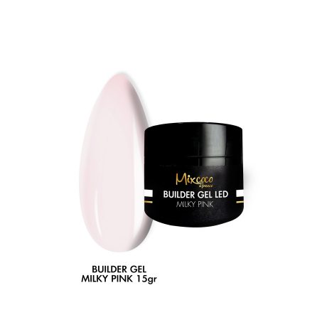 Builder Gel Χτισίματος 15gr Milky Pink Mixcoco