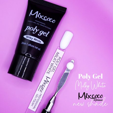 Poly gel 30ml Milky White Mixcoco